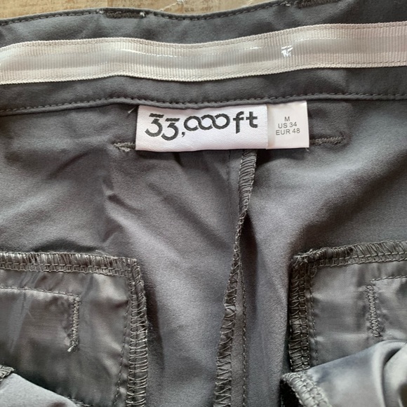 33000 ft shorts grey size 34 NWT - Picture 4 of 5